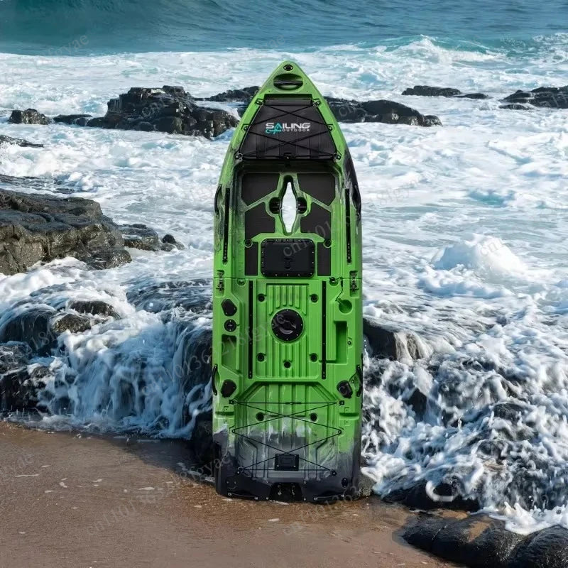 2 Person 3 Modular Waterproof Paddle Drive Kayak For Fishing And Outdoor Sports, Premium Rowing Vessel For Surfing And Touring