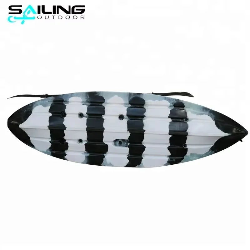 Airo Single Flap Inflatable Pedal Kayak Lightweight Polyethylene HDPE LLDPE Materials for Surfing Diving Water Activities Sport