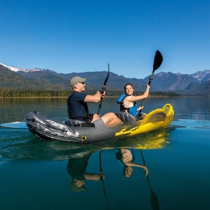 Two-person canoe kayak inflatable boat