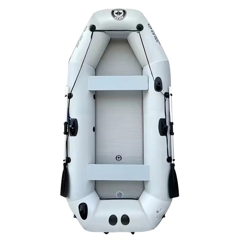 Inflatable Fishing Boat Surfing Kayak and Racing Boats 8.5FT Air Mat Floor Portable Adult for the Sea Outdoor Watersport