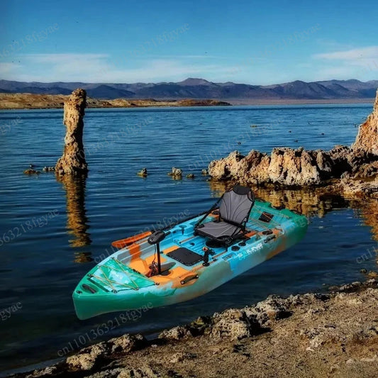 2 Person 3 Modular Waterproof Paddle Drive Kayak For Fishing And Outdoor Sports, Premium Rowing Vessel For Surfing And Touring