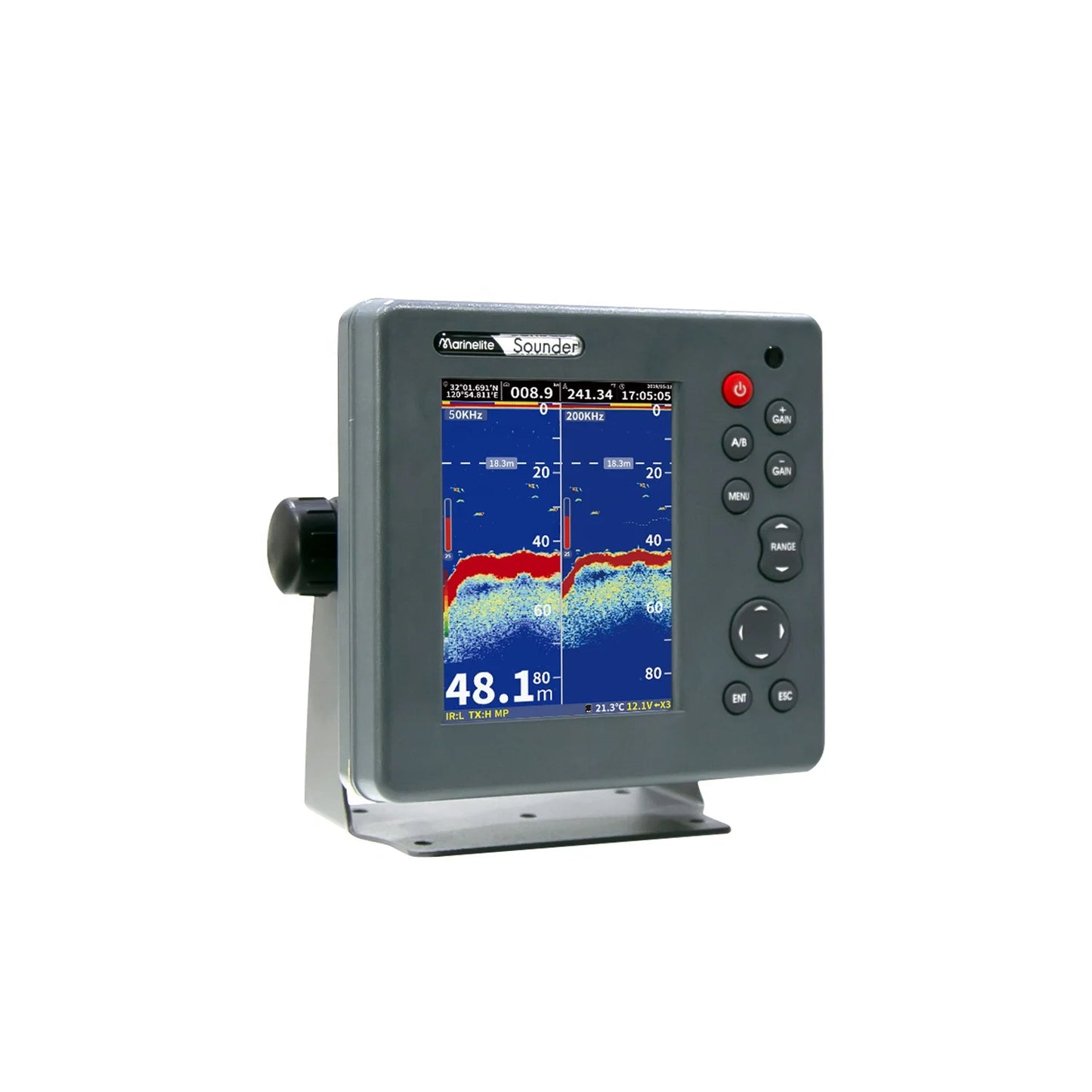 Commercial 6-Inch Depth Sonar for Boats Electronic Fish Detector Device for Commercial Fishing Vessels Ships CCS