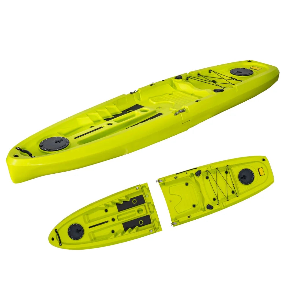 2025 NEW Modular Kayak 11ft Sit on Top Fishing Kayak,Super Lightweight, Paddle Motorized Plastic Kajak
