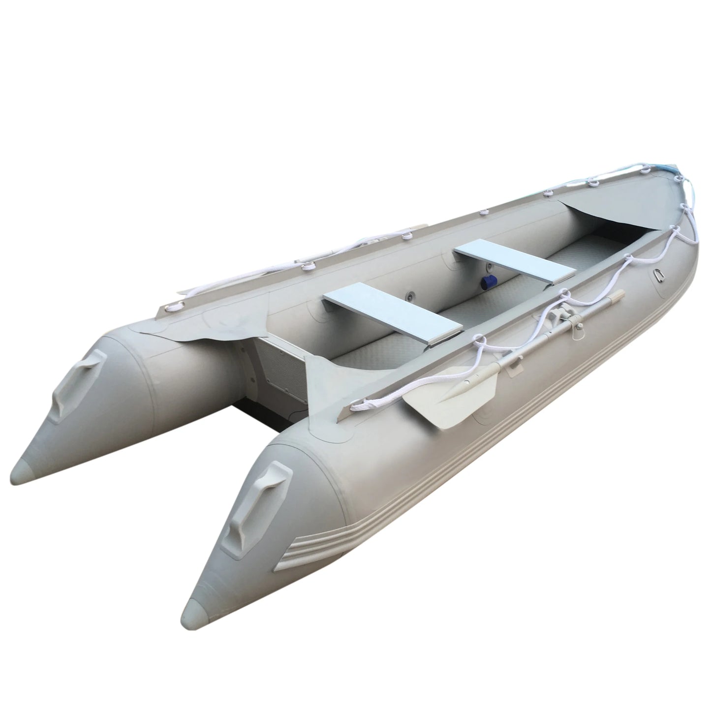 2025 Hot Sale Goethe Goboat GTK370 12ft Inflatable Kayak Fishing Rowing Drifing Surfing Boat With Aluminum Boat Seat