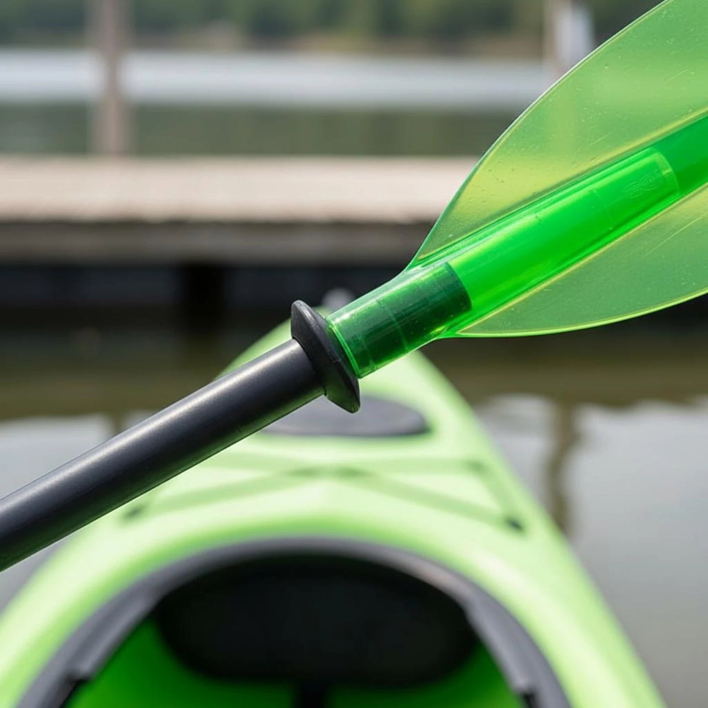 Two-Piece Kayak Paddle High-Strength Adjustable Kayak Paddle Water Sports Gear Corrosion-Resistant Detachable for Kayaking