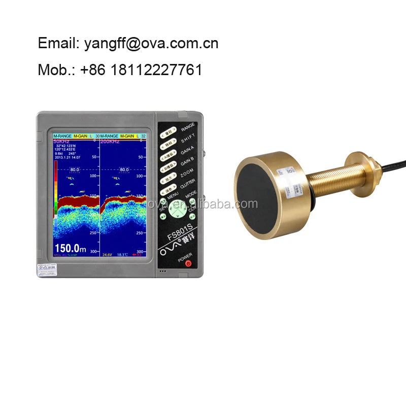 Fishing vessel equipment marine electronics Sonar sea water fishfinder