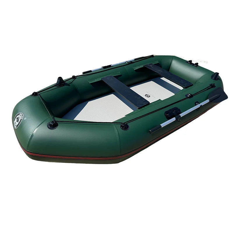 Inflatable Fishing Boat Surfing Kayak and Racing Boats 8.5FT Air Mat Floor Portable Adult for the Sea Outdoor Watersport