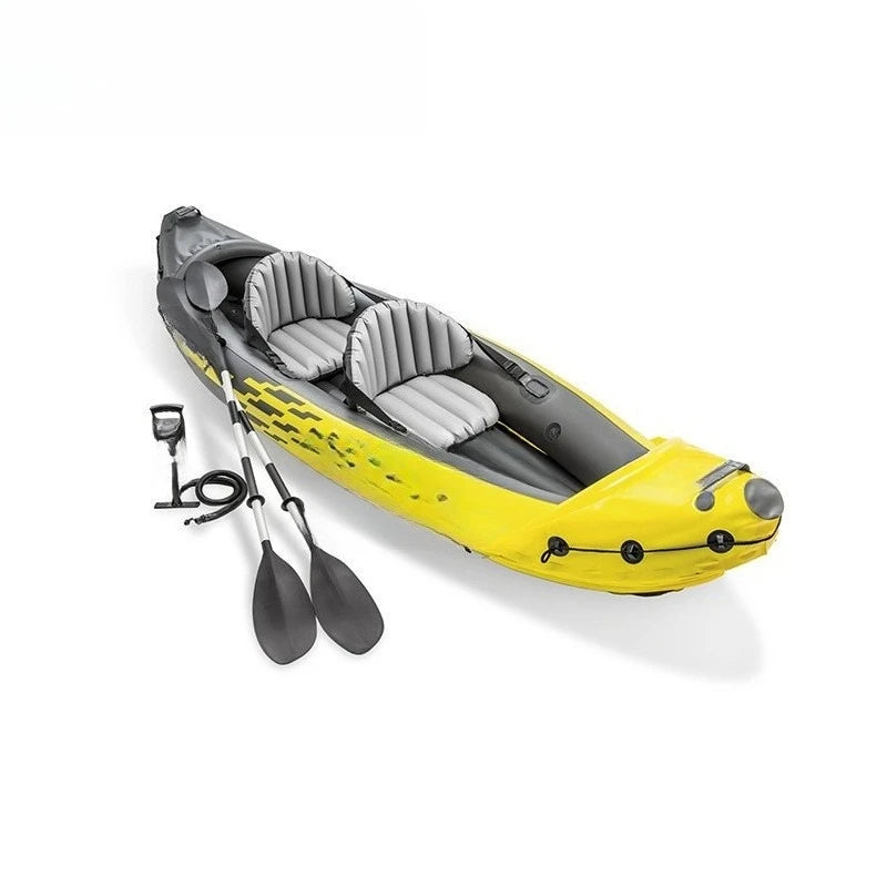 Two-person canoe kayak inflatable boat