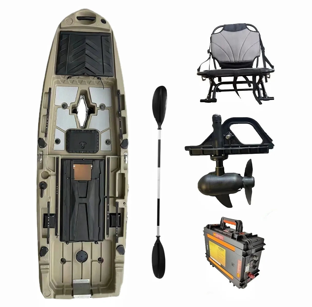 Fishing Kayak Segmented Spliced Angling Boat 2025 New Multi-section Spliced Layak Boat for Bass Mandarin Fish