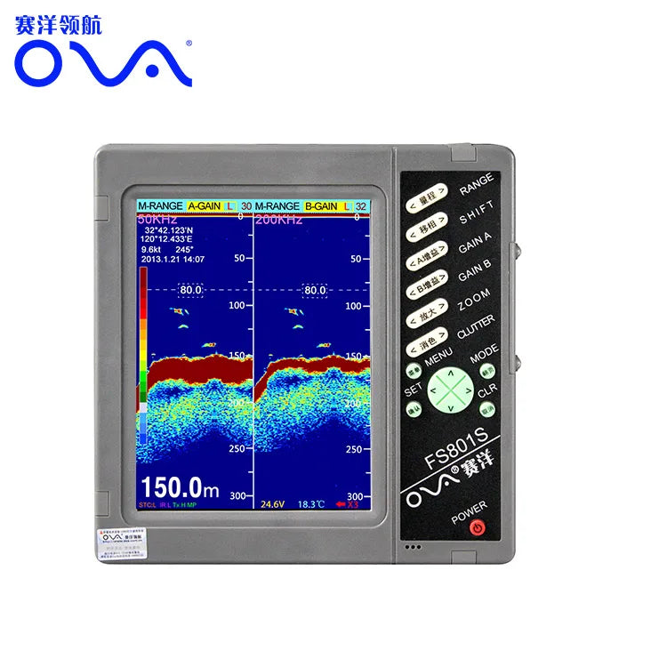 Fishing vessel equipment marine electronics Sonar sea water fishfinder