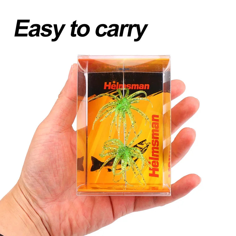 WEIHE 6 Colors soft seaurchin lure Fishing Lure Sea Urchin Lures  Soft Bait